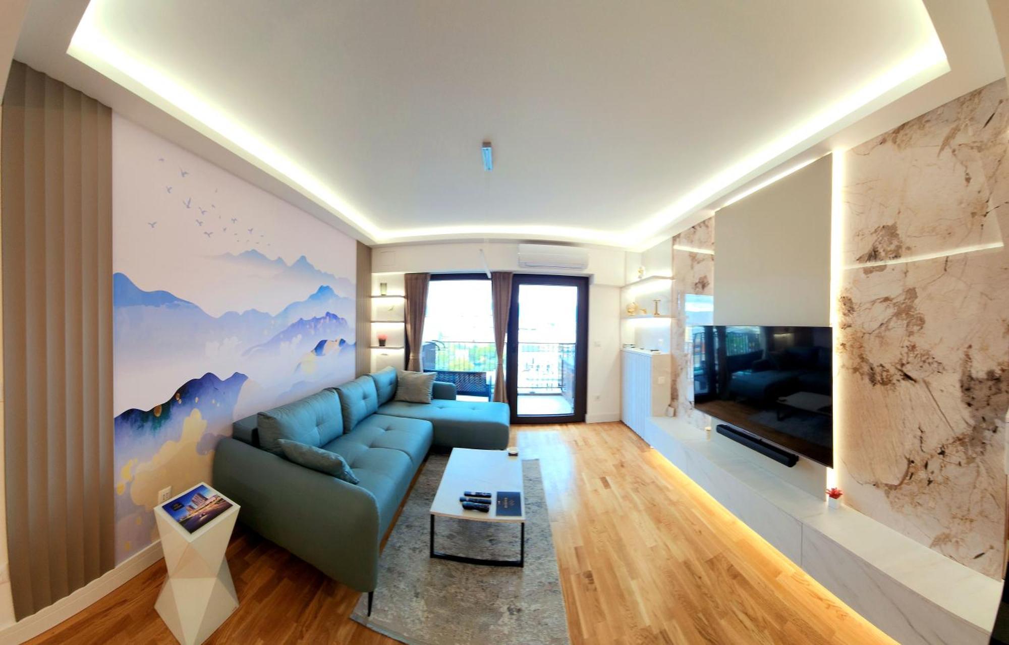 Diamond Residences 10Th Fl. Lux Apt. W/ City View Skopje Eksteriør billede