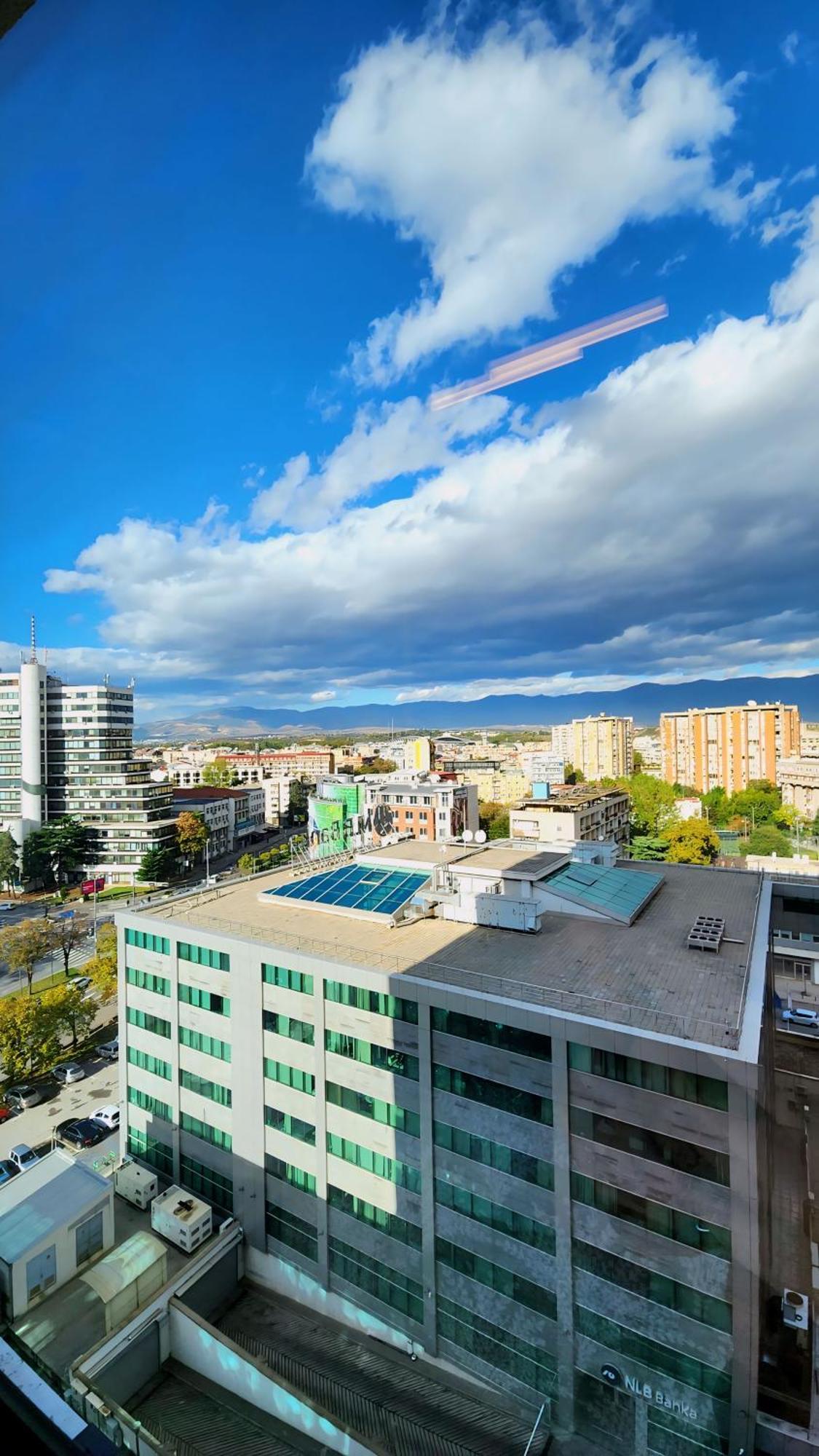 Diamond Residences 10Th Fl. Lux Apt. W/ City View Skopje Eksteriør billede