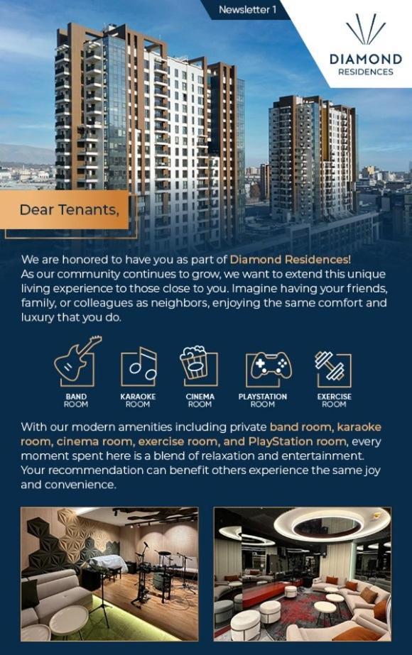 Diamond Residences 10Th Fl. Lux Apt. W/ City View Skopje Eksteriør billede
